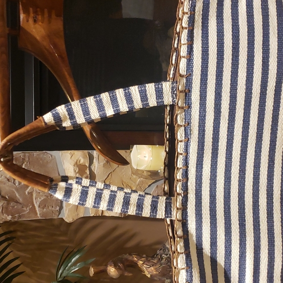 Summer beach vibe purse blue and brown - Picture 4 of 11